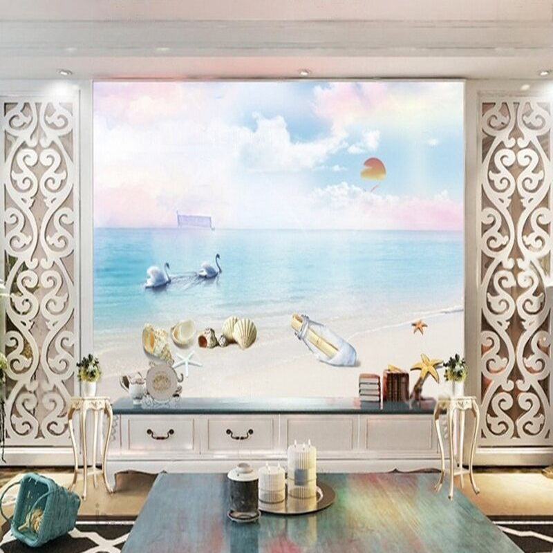 Sunrise Home Textiles & Apparel - Beach shells starfish sunrise living room