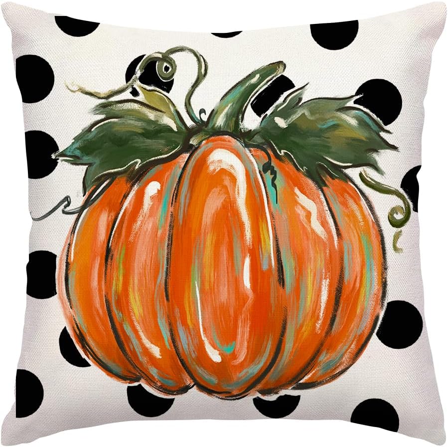 Pillow Insert 18X18 - Fall Pillow Covers 18x18 Orange Pumpkin