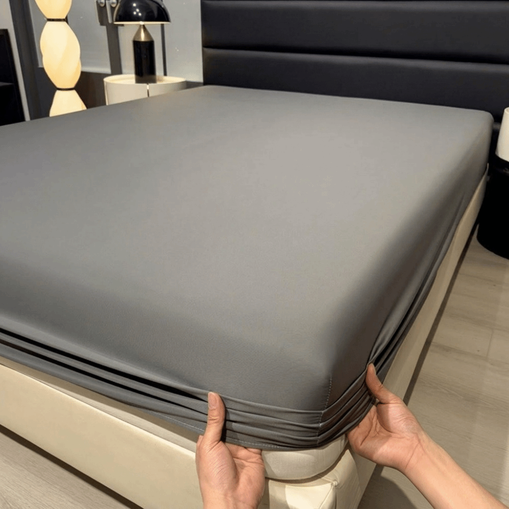 Silk Sheet Set - Breathable Ice Silk Cooling Fitted Sheet