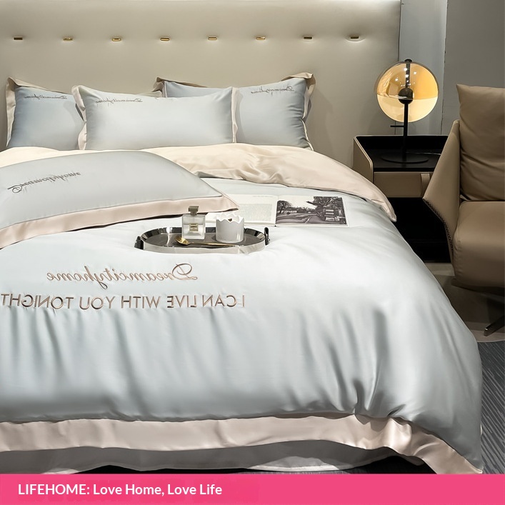 Ice Silk High-End Four-Piece S - Silk Sheet Set review and price