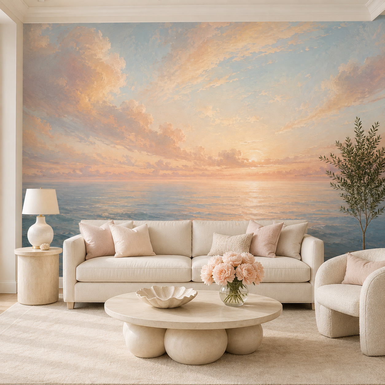 Pastel Ocean Sunrise Self Adhe - Sunrise Home Textiles & Apparel review and price
