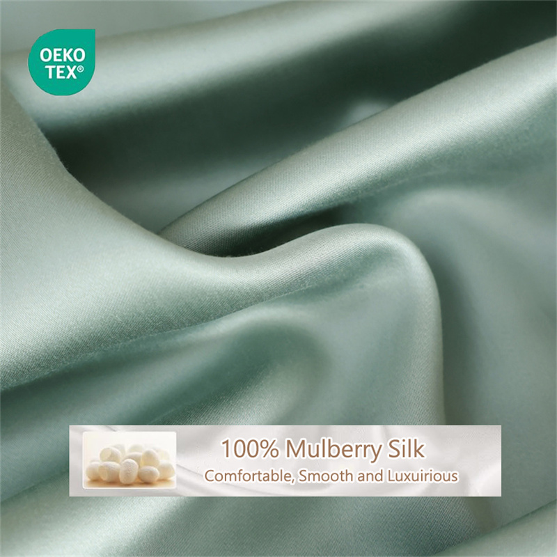 100% Mulberry Silk Fitted Bed  - Silk Sheet Set review and price