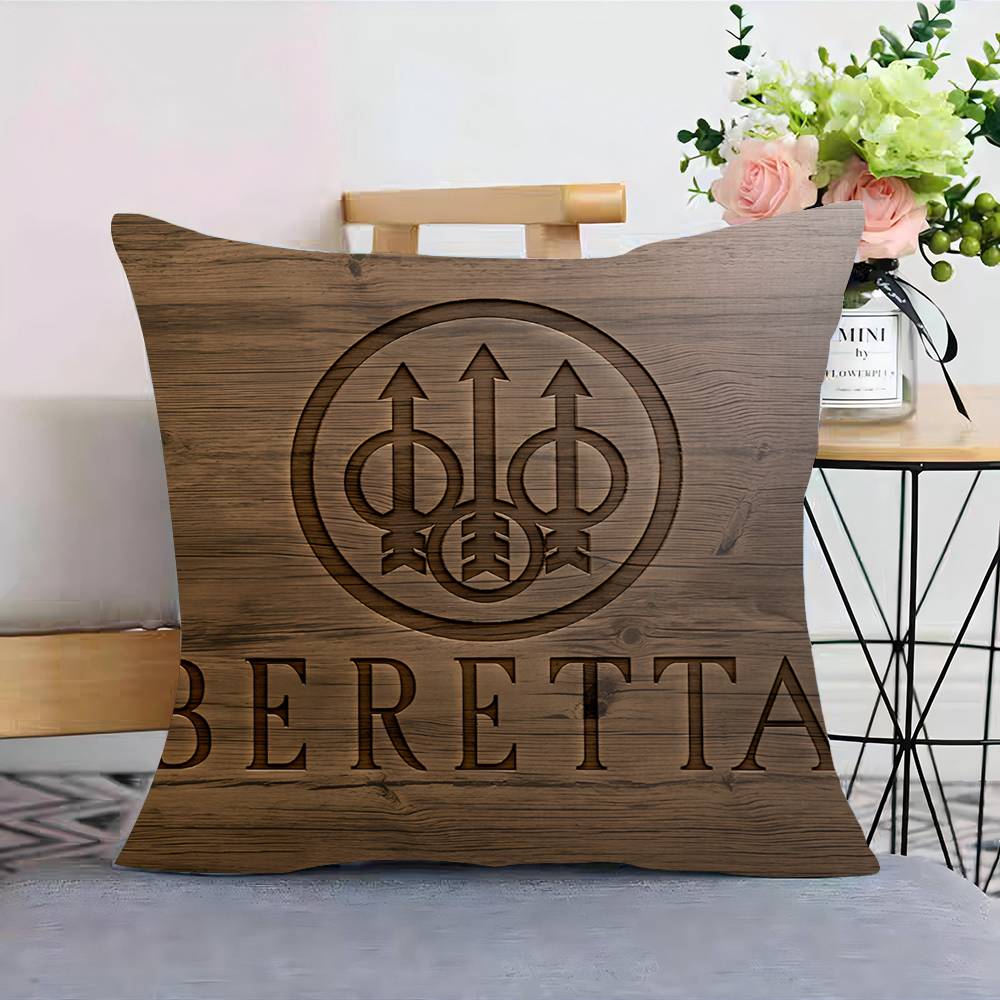 Gun Beretta Logo Pillow Covers - Home Textiles Logo review and price
