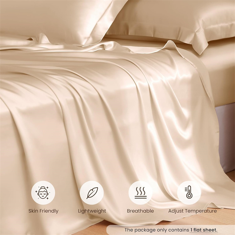 1PC Mulberry Silk Flat Sheet L - Silk Sheet Set review and price