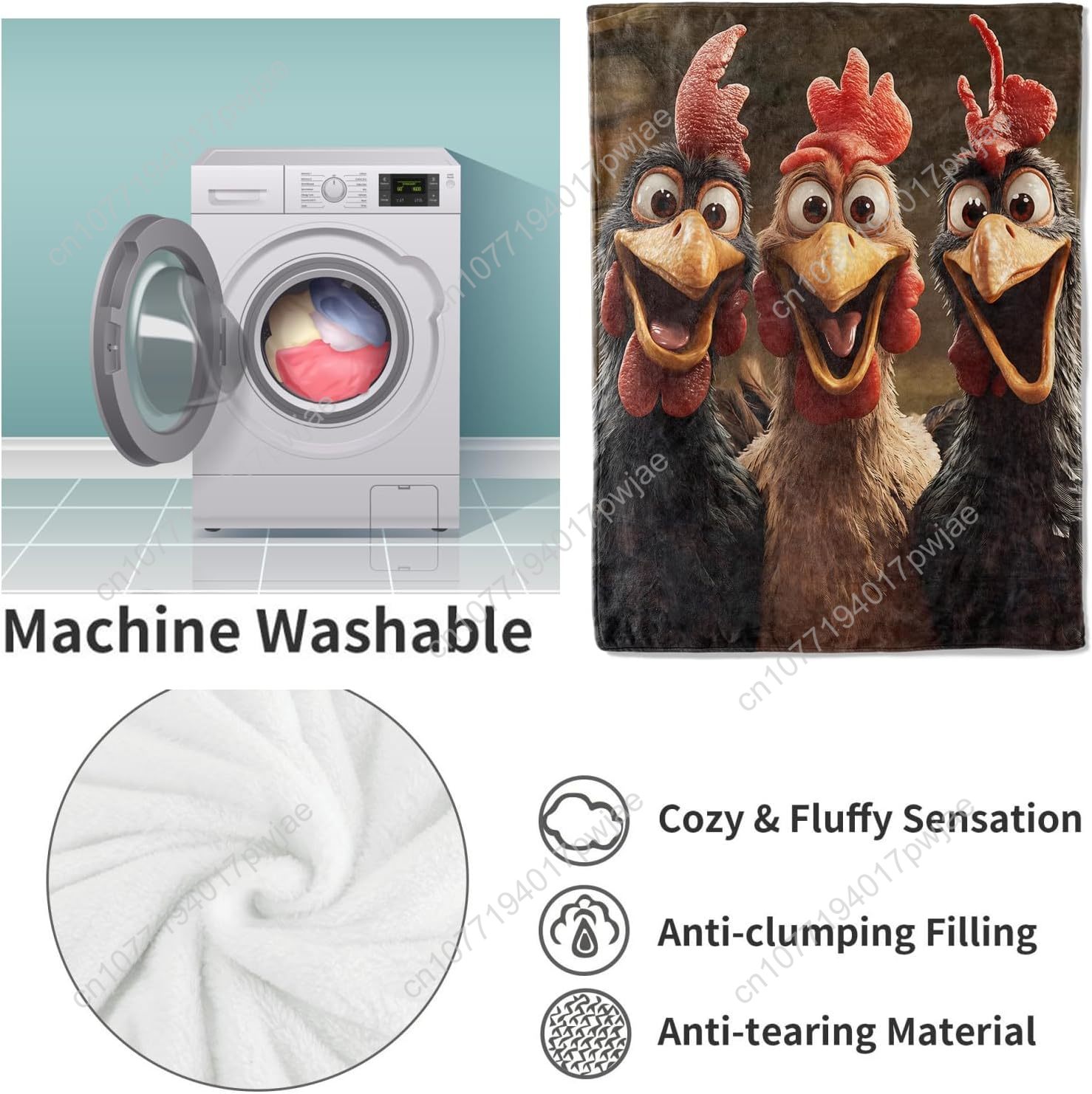 Chickens Blanket Gifts for Wom - Home Textiles Towel review and price