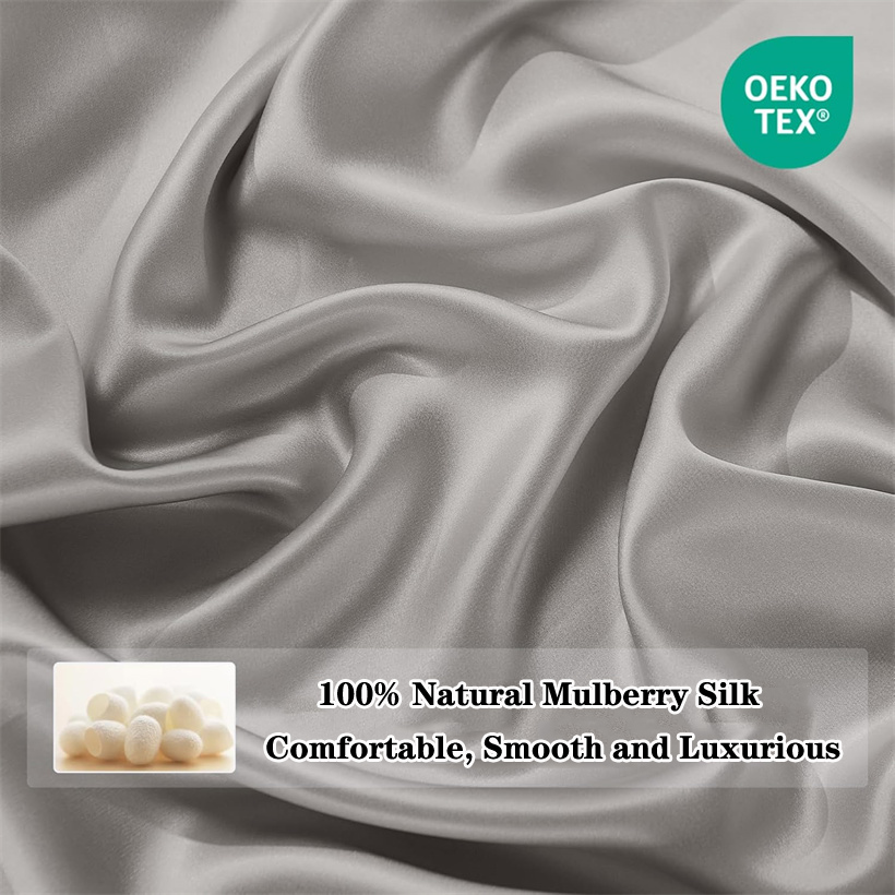 Luxury 100% Mulberry Silk Flat - Silk Sheet Set review and price