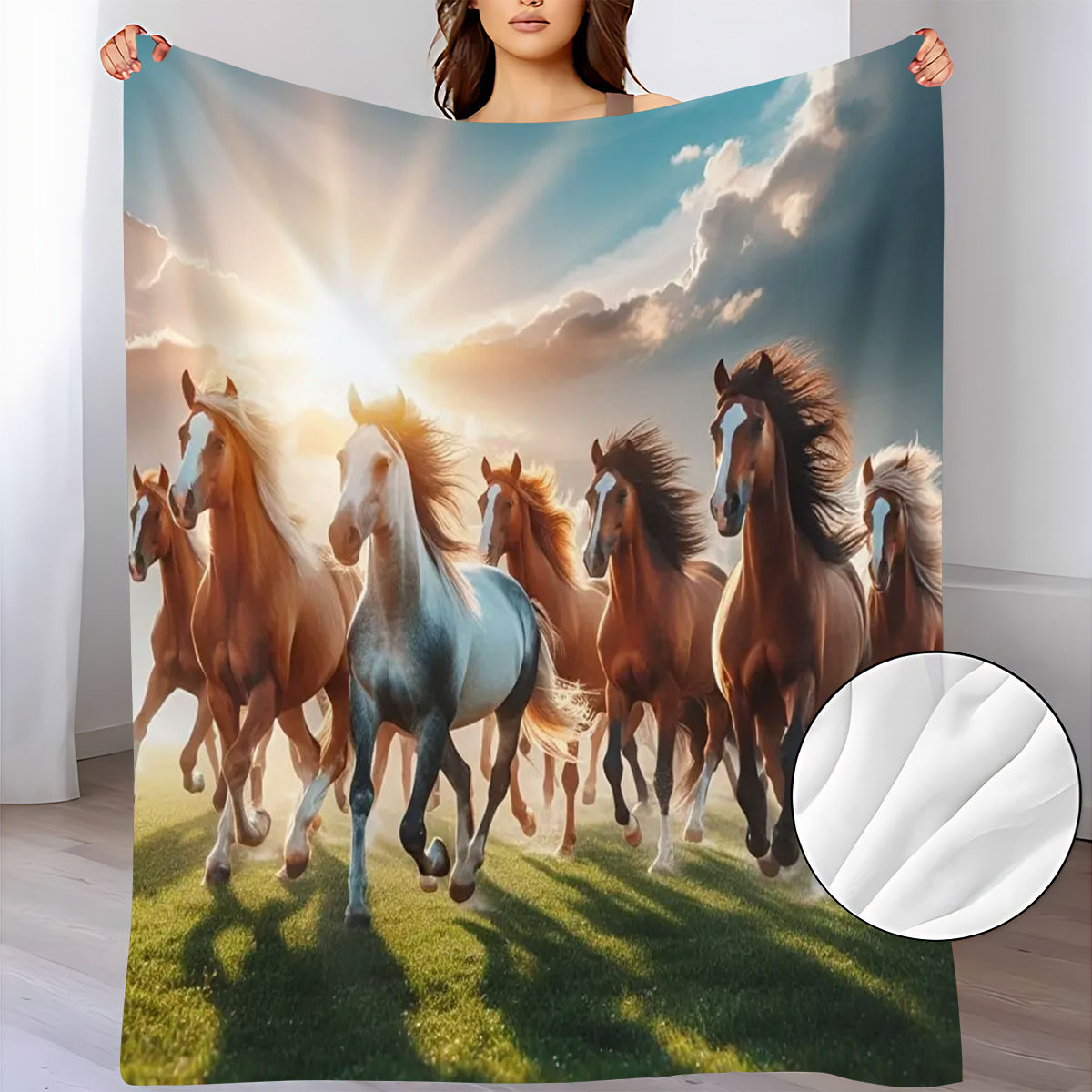 Soft Flannel Blanket Majestic  - Sunrise Home Textiles & Apparel review and price