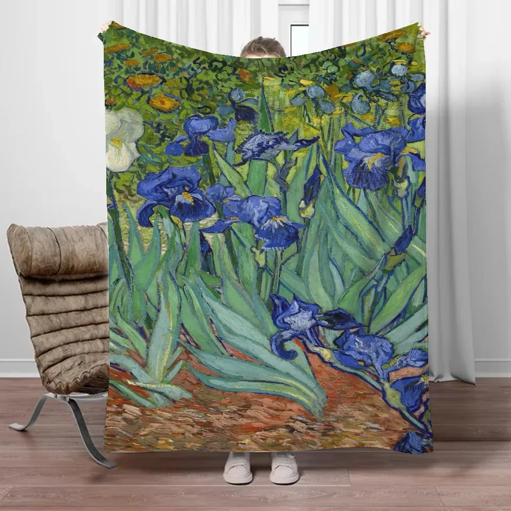 Van Gogh Boho Throw Blanket fo - Home Textiles Luxury review and price