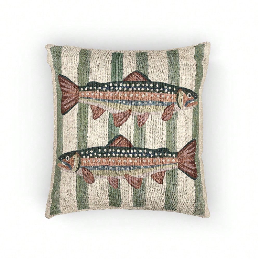Rainbow Trout Throw Pillow 18x - Pillow Insert 18X18 review and price