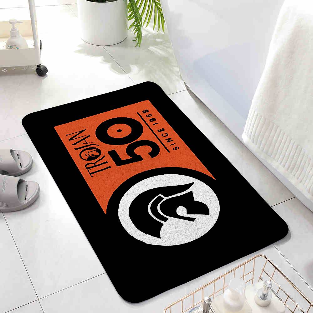 Trojans-Records-logo Floor Mat - Home Textiles Logo review and price