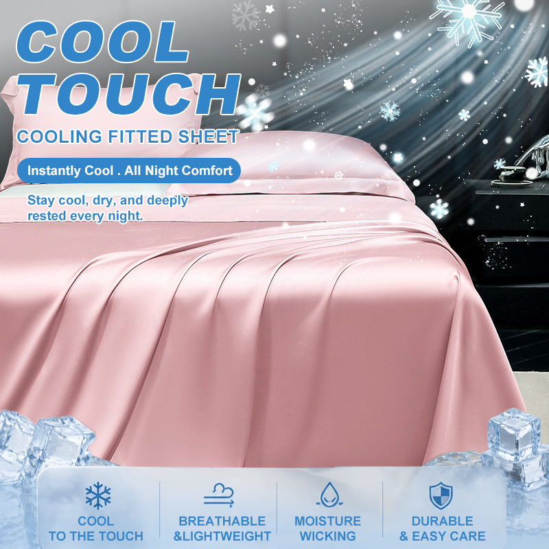 Summer Cooling Bed Sheet Breat - Silk Sheet Set review and price
