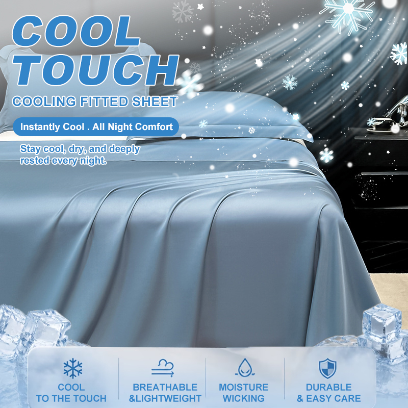 Summer Cooling Bed Sheet Breat - Silk Sheet Set review and price