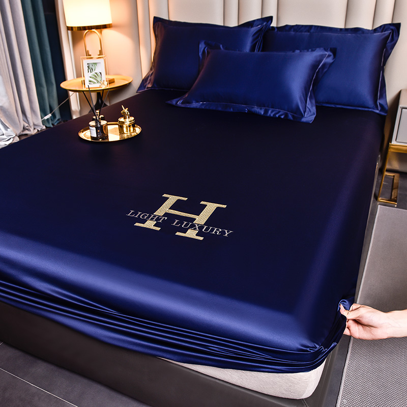 Luxury Ice Silk Fabrics Elasti - Silk Sheet Set review and price