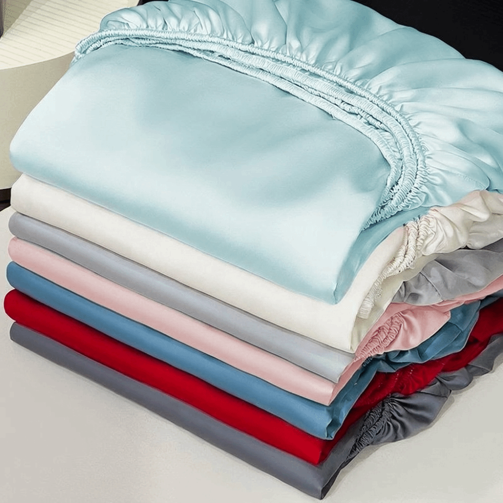 Breathable Ice Silk Cooling Fi - Silk Sheet Set review and price
