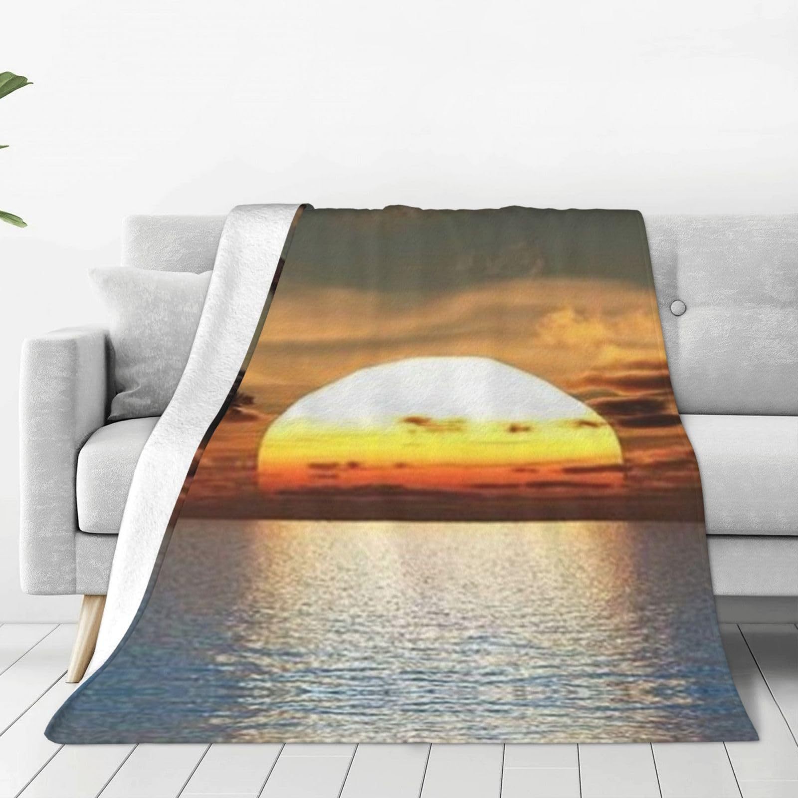 Tropical Ocean Sunrise Printed - Sunrise Home Textiles & Apparel review and price
