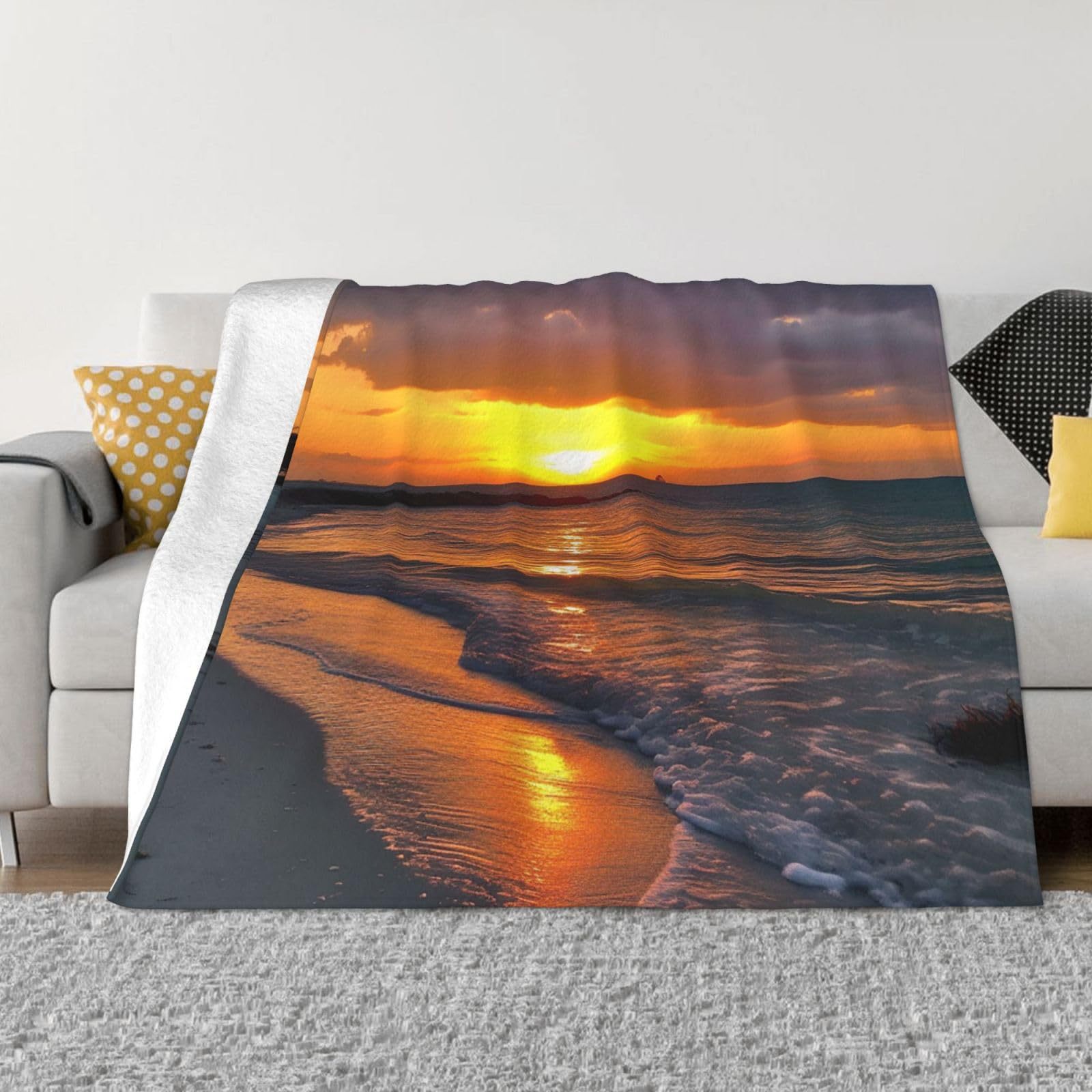 Tropical Ocean Sunrise Printed - Sunrise Home Textiles & Apparel review and price