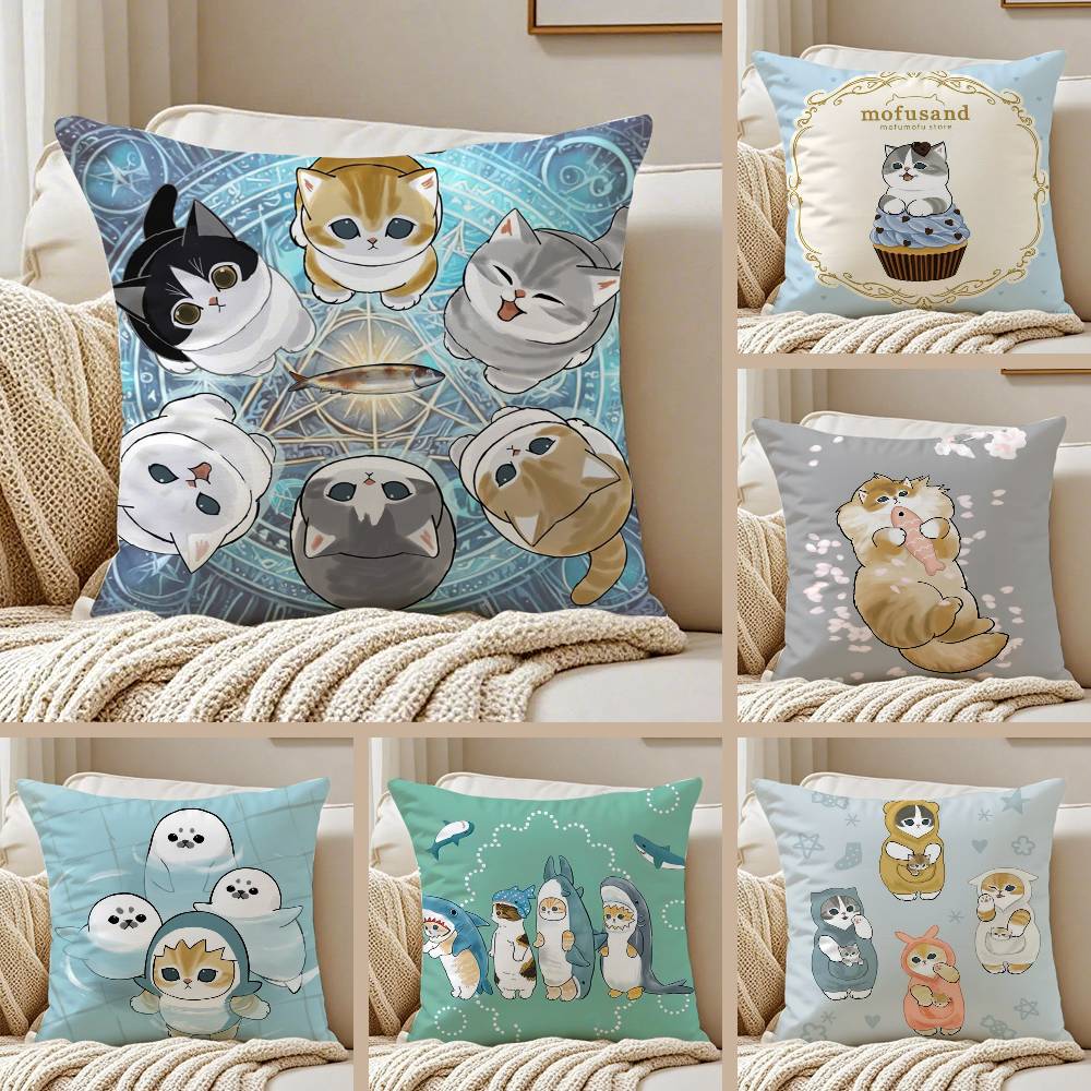 Luxury Cute mofusand cat Pillo - Home Textiles Luxury review and price