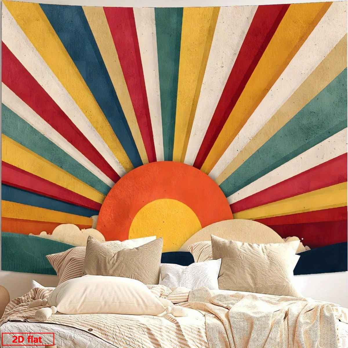 Boho Sunburst Retro Tapestry W - Sunrise Home Textiles & Apparel review and price