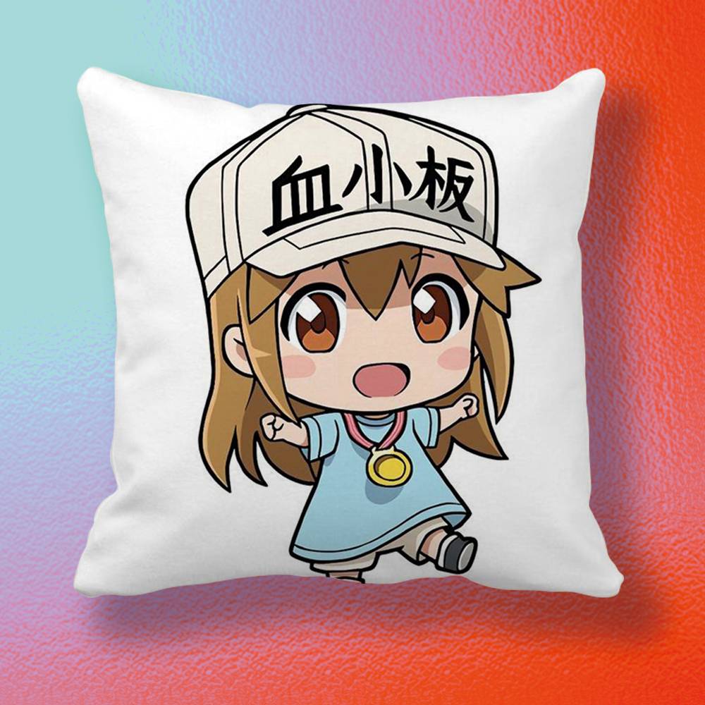 Anime Cells at Work  Pillow co - Home Textiles Definition review and price